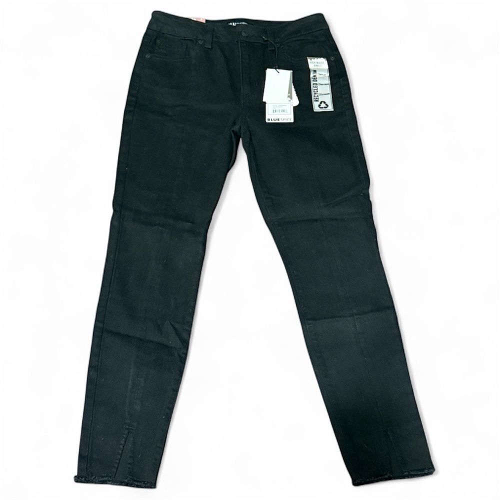 NWT Blue Spice High Waist Ankle Denim Jeans Black Size 7